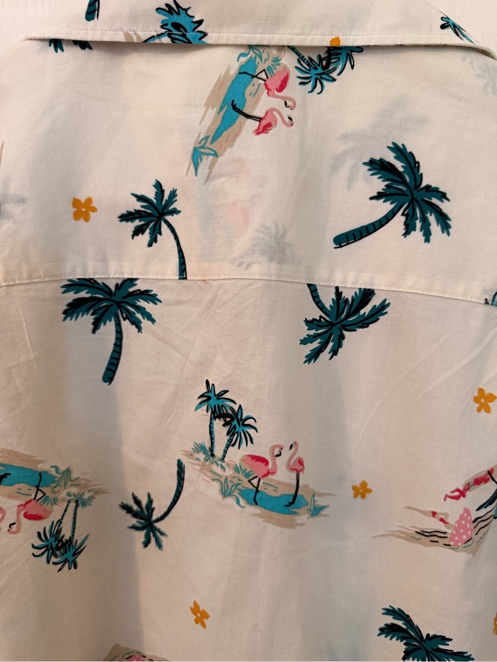 Gitman Bros Vintage
Hawaiian Flamingo Camp Collar Button
Up Shirt Small - Picture 6 of 12